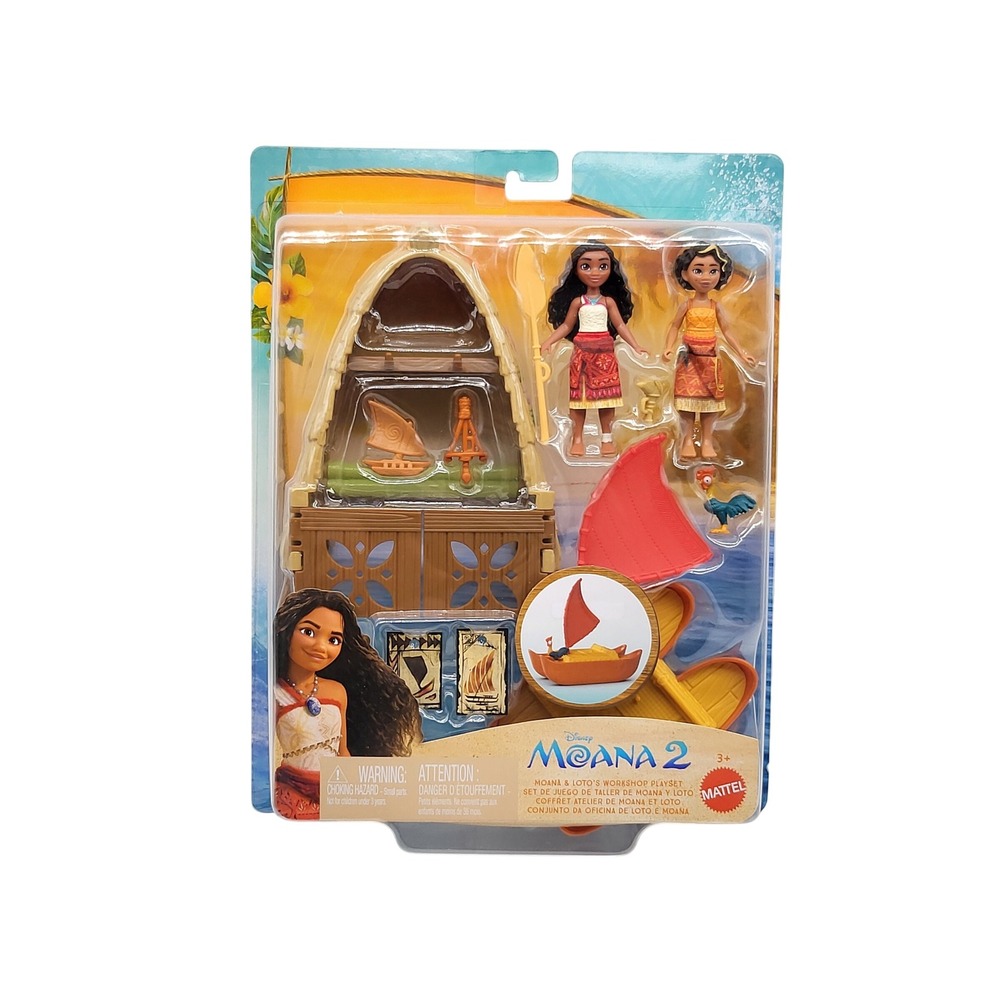 Disney‎ Moana 2 Loto's Workshop Playset Toy, 3+ Age, New